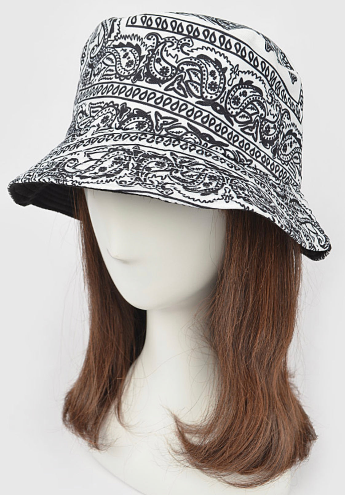Bandana Print Bucket Hat