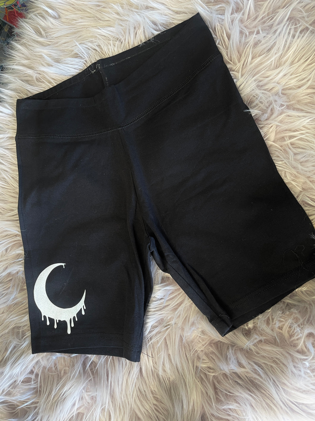 Crescent Moon Biker Shorts