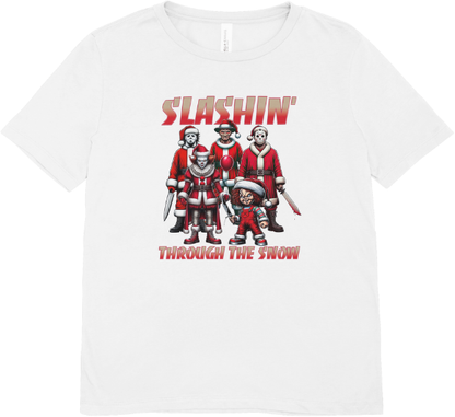 slashing thru the snow