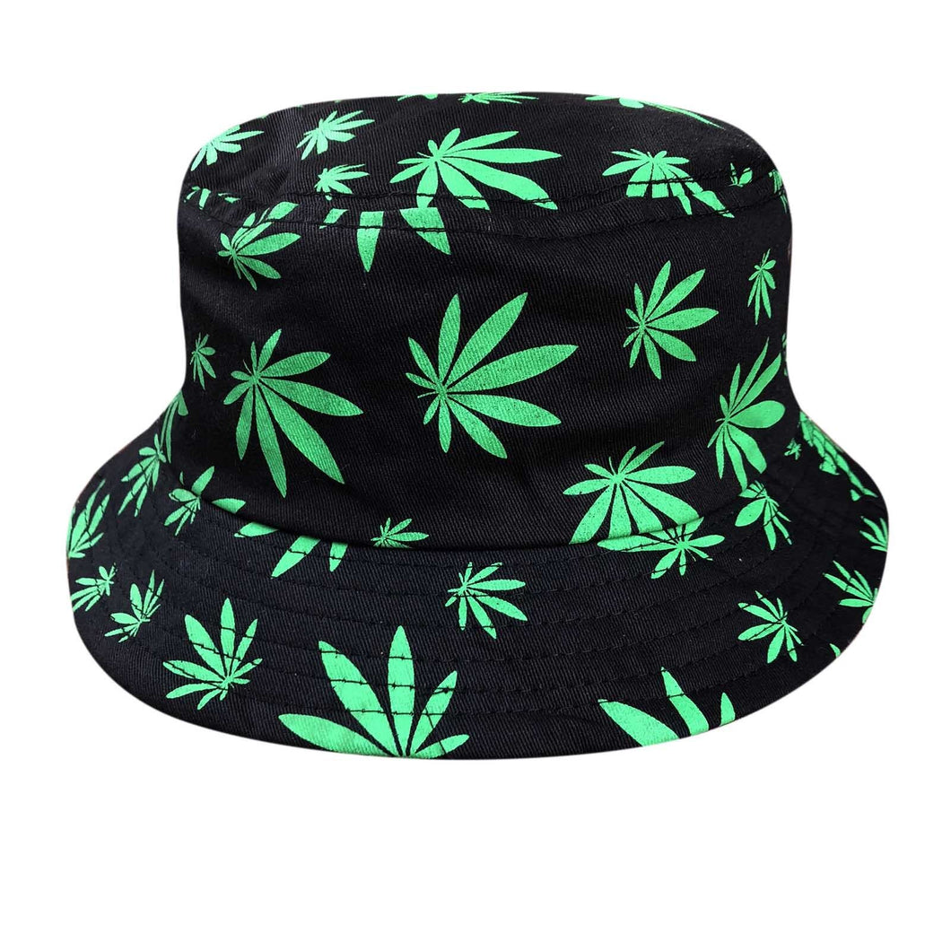 Cannabis Reversible Bucket Hat
