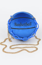 Velvet Small Basketball Bag W/plastic Chain