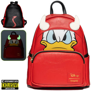 Loungefly Disney Devil Donald Duck Cosplay Mini Backpack Entertainment Earth Exclusive